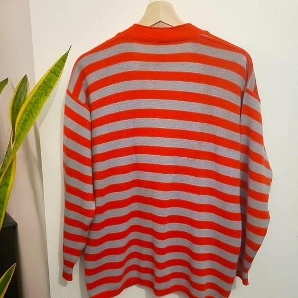 Vintage Rodier V Neck Wool Blend Cardigan - Picture 2 of 5